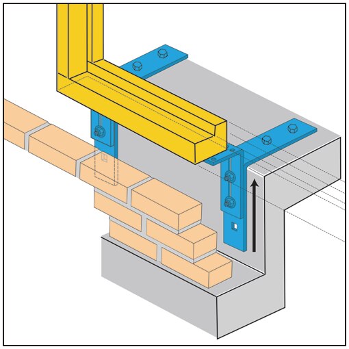 Adjustable frame bracket